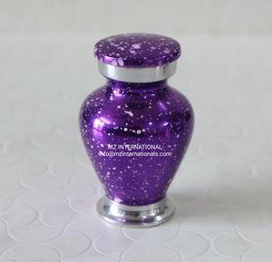 Best selling Metal purple keepsake <b>urns</b> - Product Image 1
