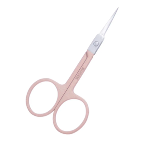 Tijeras para cutículas de uñas de manicura de acero inoxidable de oro rosa de calidad superior punta curva mango de cerámica hoja afilada herramienta de belleza - Product Image 2