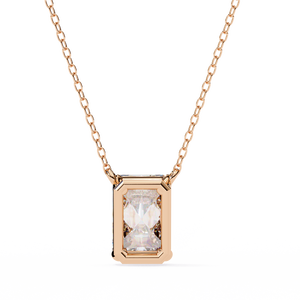 Magnifique pendentif pour femme en or 18 carats avec diamants de laboratoire et breloques en diamant - Product Image 3