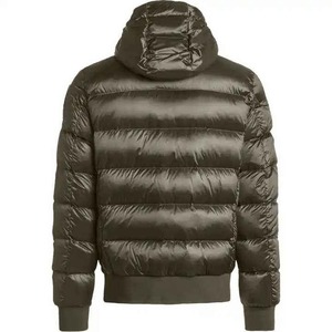 Nueva Chaqueta Acolchada de Lona con Capucha para Hombre, Invierno, Resistente al Viento, Transpirable, de Secado Rápido, Ecológica, Servicio OEM, Brillante, Larga, Estilo Burbuja - Product Image 3