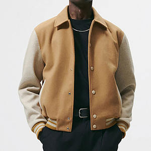 Veste universitaire de baseball pour hommes personnalisée en gros à la mode à manches longues avec col à capuche dernières conceptions - Product Image 4