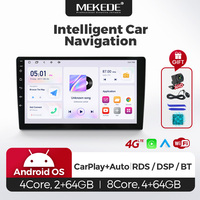 Reproductor de Navegación para Auto MEKEDE Serie K, Android 15, 4 y 8 Núcleos, Compatible con Modelos de Auto Universales, con Soporte para Cámara Trasera
