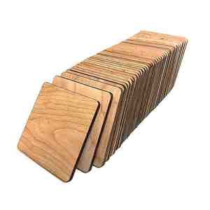 Customised Design Indian Manufacture Export Quality Walnut Mango Wood <b>Coaster</b> Blanks Durable <b>Slate</b> Mats & Pads - Product Image 5