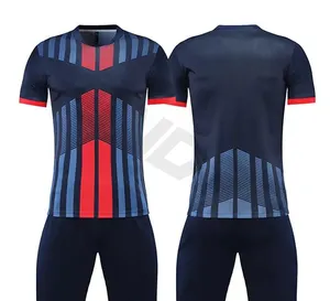 Dye sublimation Impressão Personalizada 2023-24 Personalizado Soccer Jersey Define Quick Dry Practice Soccer Wear Para Uniforme de Futebol dos homens