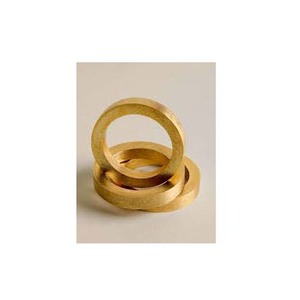 Rond de serviette en métal gravé à la main avec motif étoile argentée, design de serviette, vaisselle royale - Product Image 5