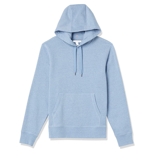 Sweats à capuche pour hommes, couleur unie, surdimensionnés, en polaire vierge, avec logo personnalisé, 500gsm, vêtements de rue, sweats à capuche personnalisés avec broderie - Product Image 3