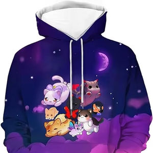 Nouveauté – Sweat à capuche unisexe décontracté et respirant, à manches longues, avec poches, imprimé, pour l'hiver – Écologique et idéal pour le sport - Product Image 1