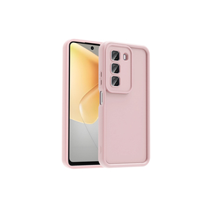 Coque en silicone rose à motif ananas de qualité supérieure pour Infinix Hot 50 4G Smart 6 5G, protection de l'appareil photo - Compatible Blackshark - Product Image 1