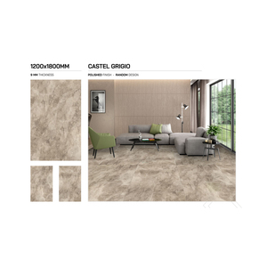 Carreaux émaillés en porcelaine classique moderne 1000X1000mm grande dalle pour sol de salle de bain pour hôtels - Product Image 1