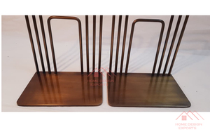 Sujetalibros de Metal Recién Llegados, Acabado Antiguo de Latón, Diseño Único, Escultura de Sujetalibros - Product Image 5