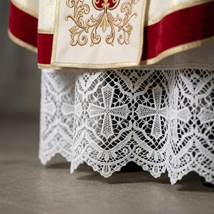 Chasuble de Prêtre Brodé, Robe de Célébrant Catholique, Vêtement Jacquard en Polyester pour Liturgie Religieuse Printemps-Été - Product Image 2