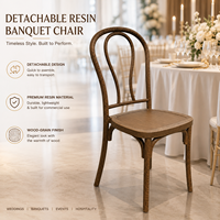 Chaises en résine plastique courbées pour événements, vente en gros, durables, empilables, pour banquets, dîners, fêtes, hôtels, mariages