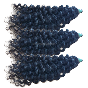 Vente en gros d'extensions de cheveux humains vierges en vrac bouclés à cuticule alignée sans enchevêtrement doux brillant avec une grande résistance à la perte - Product Image 2