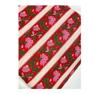 Tela de lona de algodón con impresión digital de excelente calidad para ropa de cama textil para el hogar y fabricación de sábanas de la India - Product Image 1