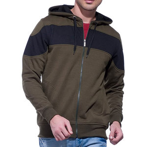 Sudaderas Poliéster Servicio OEM Diseño Personalizado Zip up Manga larga Streetwear Casual Hombre Sudaderas - Product Image 1