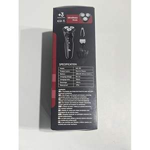 Rasoirs électriques sans fil rechargeables pour hommes, étanches IPX7, utilisation humide/sèche, tondeuse à poils de nez avec réglage des pattes de sourcil pour le corps - Product Image 3