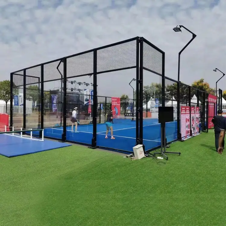 Campo da tennis padel popolare di alta qualità per giocare a padel