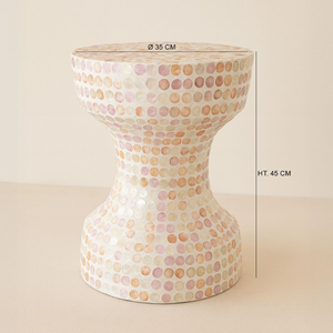 Table basse élégante de table d'appoint incrustée de nacre avec finition brillante, ajoute une touche de luxe au salon de la maison du Vietnam - Product Image 2