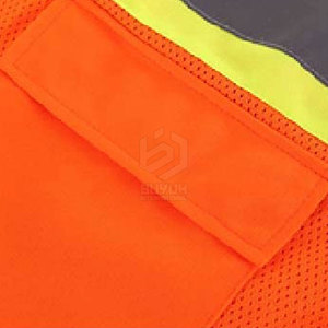 Gilet de sécurité haute visibilité léger, respirant, imperméable, à séchage rapide, en coton de haute qualité, avec logo personnalisé, pour usage extérieur - Faible coût - Product Image 6