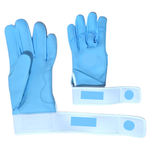 Guantes de Bateo Ligeros de Cuero Genuino con Correa Ajustable para la Muñeca, Guantes Deportivos de Dedo Completo para Entrenamiento al Aire Libre - Product Image 5