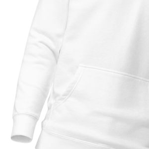 Sweat-shirt à capuche classique blanc unisexe en molleton de coton lourd, uni, pour l'hiver, streetwear, vente en gros, usine - Product Image 4
