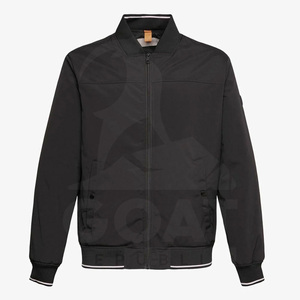 Veste bomber en toile de haute qualité, à col montant, avec logo sur le devant, pour homme, chaude, pour l'extérieur, coupe classique, vente chaude - Product Image 5