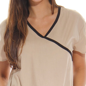 Conjunto de Uniformes Médicos de Algodón y Poliéster, Venta Caliente, Logotipo Personalizado, Chaleco de Verano, Uniforme de Spa, Diseño de Traje Médico - Product Image 5