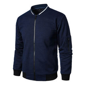Chaqueta de bombardero de invierno ajustada para hombre, chaqueta de vuelo informal personalizada de alta calidad con cuello levantado, último estilo - Product Image 3