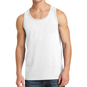 Camiseta sin mangas Lisa básica Camiseta sin mangas informal Camiseta sin mangas Lisa básica Camiseta sin mangas de algodón - Product Image 4