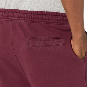 Pantalones cortos informales de algodón para hombre, estilo de calle, cintura media, elásticos, logotipo personalizado, bolsillos laterales impresos, lona sólida impermeable - Product Image 4