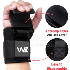 Correas de Soporte para Muñecas de Neopreno Antideslizantes y Transpirables para Levantamiento de Pesas, de Alta Resistencia, Color Negro, para Gimnasio y Entrenamiento - Product Image 4