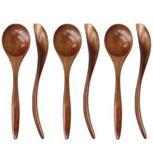 2025 dernière conception cuillère de cuisine en bois de haute qualité la plus vendue ustensiles de cuisine en bois polyvalents et cuillère de service en bois naturel - Product Image 4