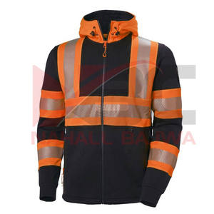 Derniers sweats à capuche haute visibilité pour hommes sweats à capuche personnalisés en polyester de sécurité routière de haute qualité, couleurs foncées et haute visibilité, étanches à l'eau - Product Image 3