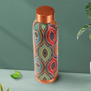 <b>Metal</b> Crafts Copper Drinking <b>Water</b> <b>Bottle</b> 100% Purity Copper Beer <b>Bottle</b> and Storage <b>Bottles</b> - Product Image 3