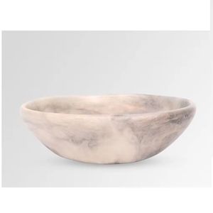 Bol en résine écologique de luxe fabriqué à la main élégant et durable pour la décoration intérieure bol de service jetable poli à la main - Product Image 2