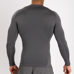 Men Performance Compression Rash Guard <b>Shirt</b> For Running Workout Gym Activewear Clothing Oem - Product Image 5