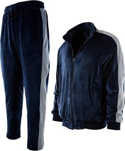 Hot Selling Casual Winter Hooded Sweat Suit Flared Sweatpants Hoodie Sets Solid 100% Cotton Breathable Windproof Tracksuit - Product Image 1