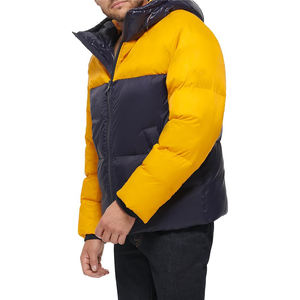 Chaquetas acolchadas para hombre, abrigo de invierno cálido ligero, repelente al agua cortavientos, chaqueta empacable acolchada aislada, servicio OEM - Product Image 5