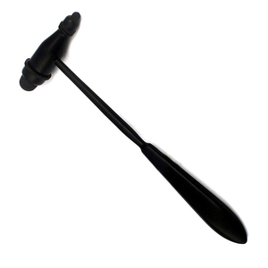 Tromner Manual percusión reflejo martillo negro neurológico diagnóstico instrumento MOL seguridad estándar base instrumento quirúrgico - Product Image 2