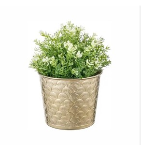 Jardinière de fleurs en métal enduit noir avec support de chariot Jardinière de vaisselle décorative pour la maison et le mariage pour la décoration de plantes - Product Image 4
