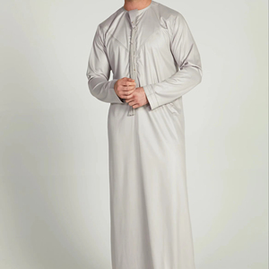 Muslim Male Abaya Muslim Men Clothing Thobe Dress Islamic Men Clothing Muslim Clothes Men's Clothing Ramadan Djellaba Eid - Product Image 1