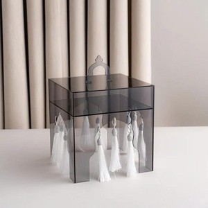 New Design Acrylic Mubarak <b>Box</b> With Accessories Wholesale Holiday <b>Gift</b> Packaging For Ramadan & <b>Eid</b> Decoration - Product Image 6