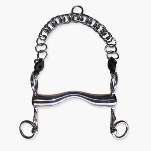 SS weymouth avec embout fin et port bas Horse Products 2025 weymouth bits - Product Image 4