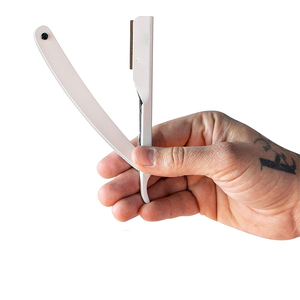 Maquinilla de afeitar de seguridad de acero inoxidable de la mejor calidad para hombre premium más vendida para afeitar barba de garganta cortada maquinilla de afeitar - Product Image 1