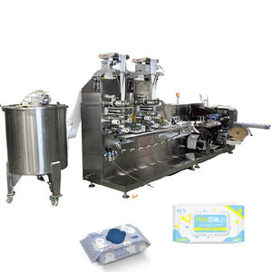 Machine à lingettes humides, petits paquets, équipement d'emballage de lingettes humides, impression d'autocollants, soins personnels portables, bain, nettoyage, fabricant - Product Image 1