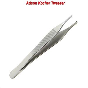 Adson Dressing Tissue Forceps and <b>Toothed</b> Tweezers Kocher Surgical Instruments Basis - Product Image 5