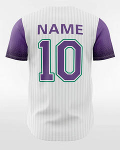 Conjunto de Jersey de béisbol sublimado personalizado-Tejido de poliéster transpirable - Product Image 5