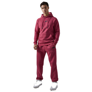 ชุดเสื้อมีฮู้ดและกางเกงจ็อกเกอร์สำหรับผู้ชายชุดสตรีทขนแกะแบบหนา460GSM โลโก้แบบสวมหัว - Product Image 1