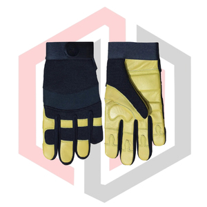 Impact Resistant Hi-Vis Leather Safety <b>Gloves</b>-Tear-Resistant <b>Silicone</b>-free Powder-free Customizable for Agriculture Mechanic - Product Image 5
