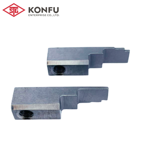 KONFU Doigt de préhension/serre-doigt en acier S45C personnalisé avec surface sablée et moulage par poinçonnage - Product Image 2